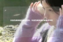 抖音热榜舆情在哪里看到，抖音热榜舆情在哪里看到的