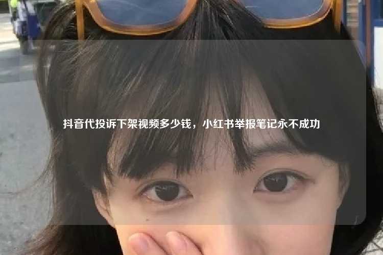 抖音代投诉下架视频多少钱,小红书举报笔记永不成功