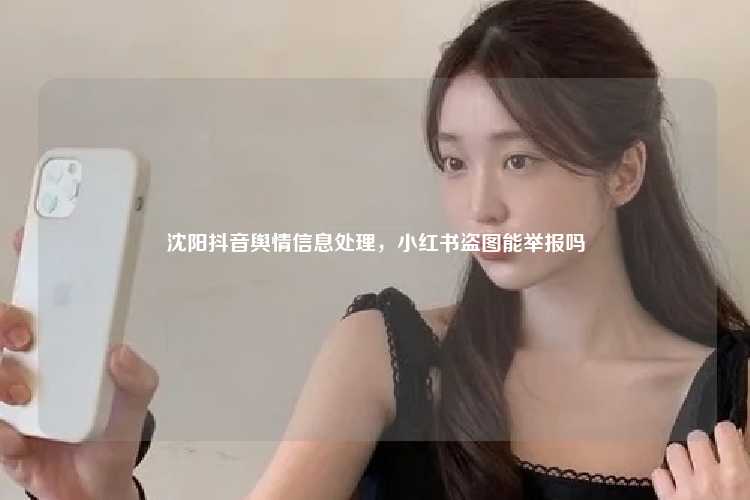 沈阳抖音舆情信息处理,小红书盗图能举报吗
