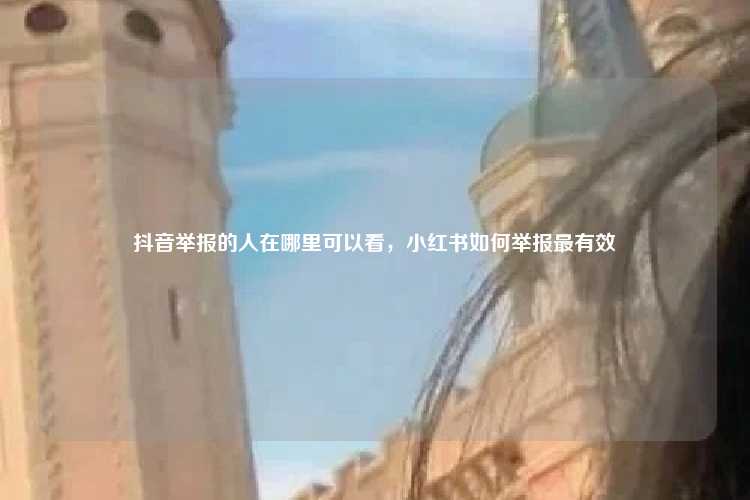 抖音举报的人在哪里可以看,小红书如何举报最有效